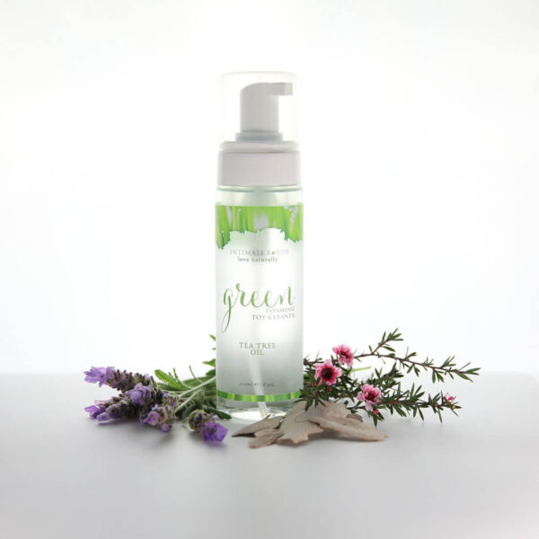 Intimate Earth Green Tea Tree Foaming Toy Cleaner 6.3 oz