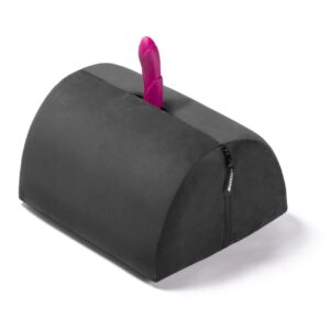 Black Liberator BonBon Compact Sex Toy Mount Sex Pillow with toy inserted