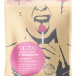 GLYDE ULTRA Thin Standard Fit Condoms Organic Strawberry Flavor 4-Count