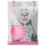 GLYDE ULTRA Thin Standard Fit Condoms Organic Strawberry Flavor 4-Count