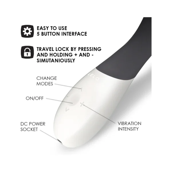 LELO Mona Wave G-spot Stimulator Sex Toy - Black