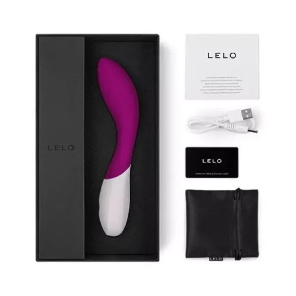 LELO Mona Wave G-spot Stimulator Sex Toy - Deep Rose