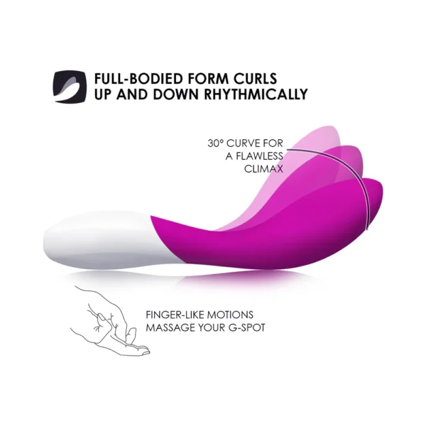 LELO Mona Wave G-spot Stimulator Sex Toy - Deep Rose