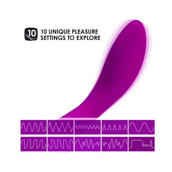 LELO Mona Wave G-spot Stimulator Sex Toy - Deep Rose