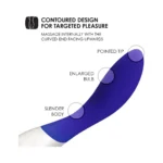 LELO Mona Wave G-spot Stimulator Sex Toy - Midnigh Blue