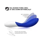 LELO Mona Wave G-spot Stimulator Sex Toy - Midnigh Blue