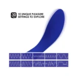 LELO Mona Wave G-spot Stimulator Sex Toy - Midnigh Blue