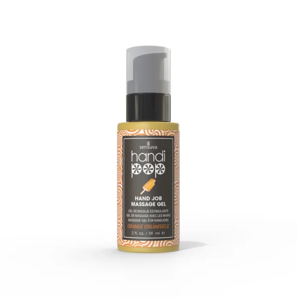 HandiPop Edible Hand Job Massage Gel 2 oz - Orange Creamsicle
