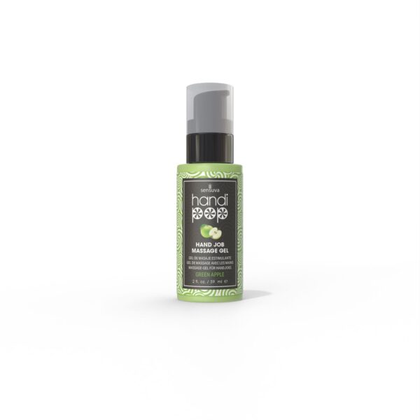 Handipop Edible Hand Job Massage Gel 2 oz - Green Apple
