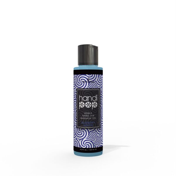 Handipop Edible Hand Job Massage Gel 4 oz - Blueberry Muffin