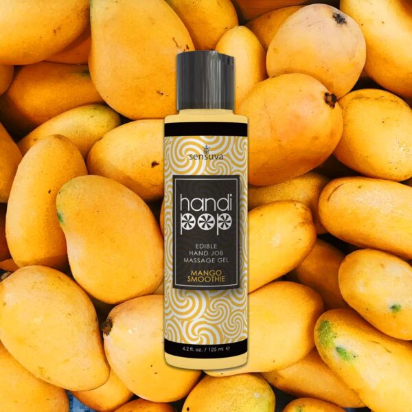 Handipop Edible Hand Job Massage Gel 4 oz - Mango Smoothie