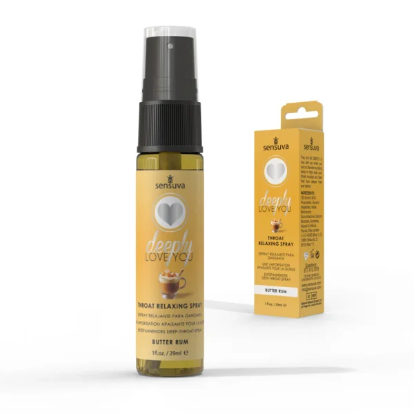 Sensuva Deeply Love You Throat Relaxing Deep Throat Spray - Butter Rum