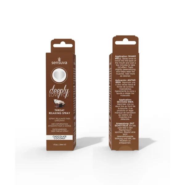 Sensuva Deeply Love You Throat Relaxing Deep Throat Spray - Chocolate Coconut