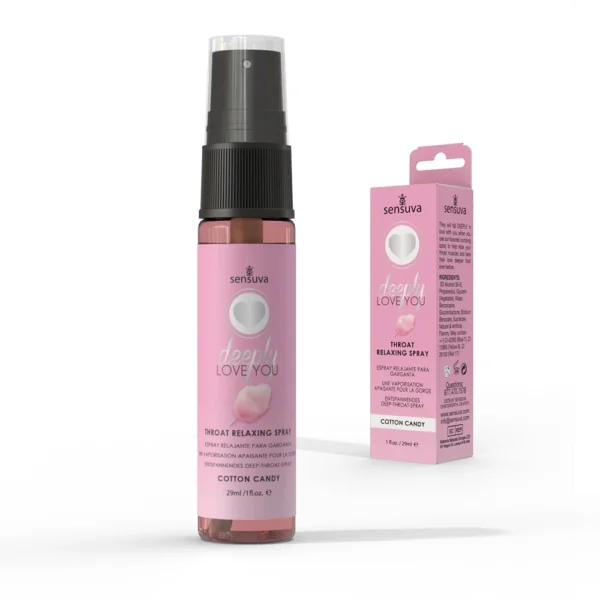 Sensuva Deeply Love You Throat Relaxing Deep Throat Spray - Cotton Candy