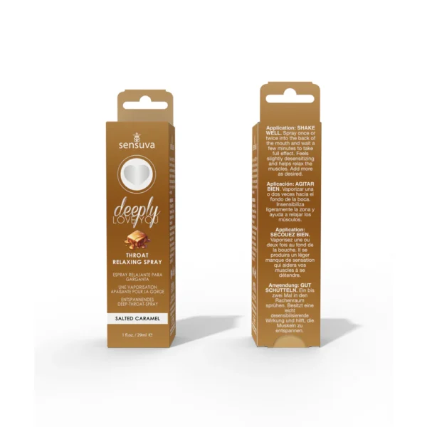 Sensuva Deeply Love You Throat Relaxing Deep Throat Spray - Salted Caramel