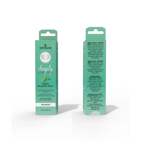 Sensuva Deeply Love You Throat Relaxing Deep Throat Spray - Spearmint