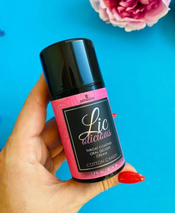 Sensuva Lic-o-licious Throat Coating Cotton Candy Oral Delight Cream
