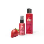 Sensuva Sizzle Lips Strawberry Edible Warming Massage Gel - Group