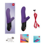 Fun Factory Bi-Stronic Fusion Dual Stimulation Thrusting Vibrator - Purple