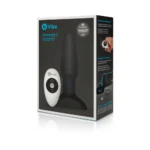 b-Vibe Rimming Plug 2 Rotating and Vibrating Remote Control Butt Plug - Black