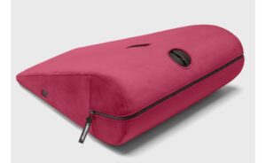 Liberator Axis Wand Toy Mount Sex Pillow without wand inserted - Merlot