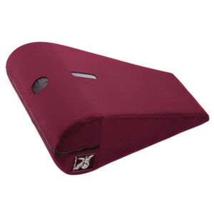 Liberator Axis Wand Toy Mount Sex Pillow without wand inserted - Merlot