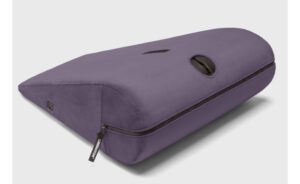 Liberator Axis Wand Toy Mount Sex Pillow without wand inserted - Plum
