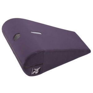 Liberator Axis Wand Toy Mount Sex Pillow without wand inserted - Plum