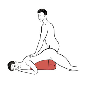 Positions to try with the Liberator Axis Wand Toy Mount Sex Pillow - Homosexual