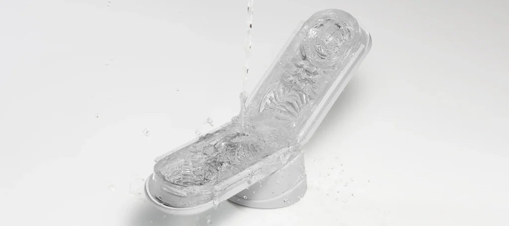 TENGA Flip Zero Masturbator for Men - White - Product Care