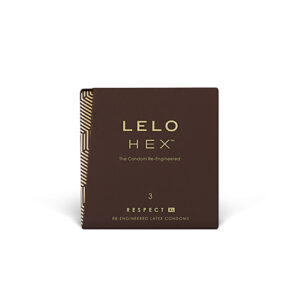 LELO Hex Respect XL Condoms 3 pack
