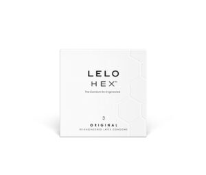 LELO Hex Original Condoms 3 pack