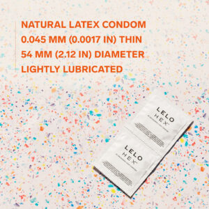 LELO Hex Original Condoms | Natural Latex | 0.045mm thin