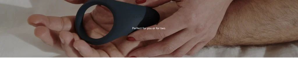 We-Vibe Verge Vibrating Perineum Stimulator Cock Ring - Solo or Partnered Play