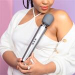 Le Wand Rechargeable Vibrating Wand Massager - Gray