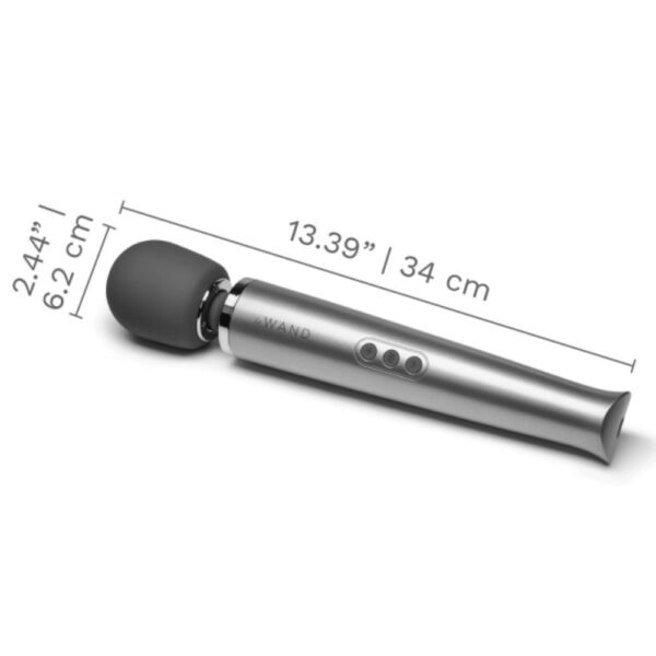 Le Wand Rechargeable Vibrating Wand Massager - Gray