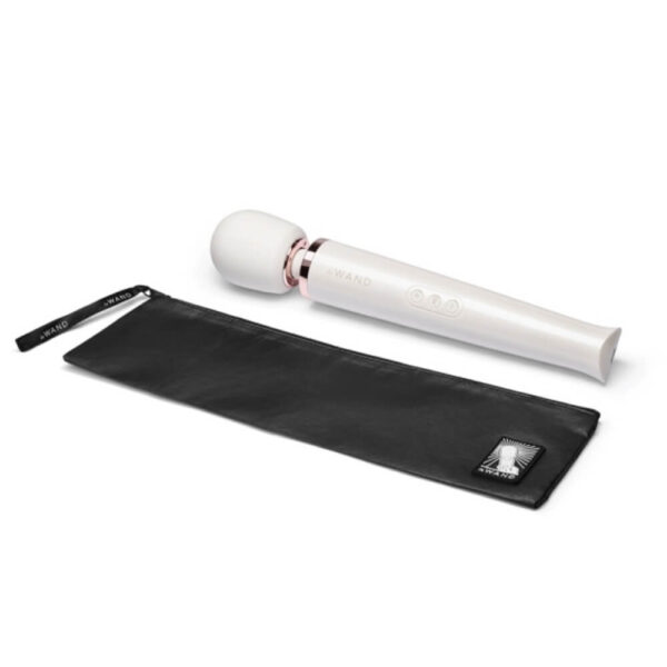 Le Wand Rechargeable Vibrating Wand Massager - Pearl White