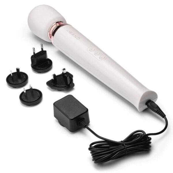 Le Wand Rechargeable Vibrating Wand Massager - Pearl White