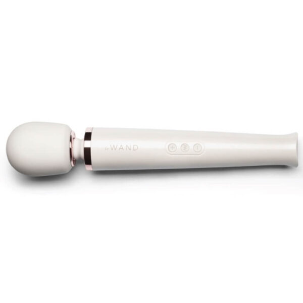 Le Wand Rechargeable Vibrating Wand Massager - Pearl White