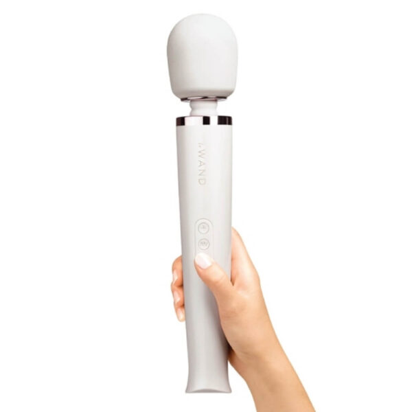 Le Wand Rechargeable Vibrating Wand Massager - Pearl White
