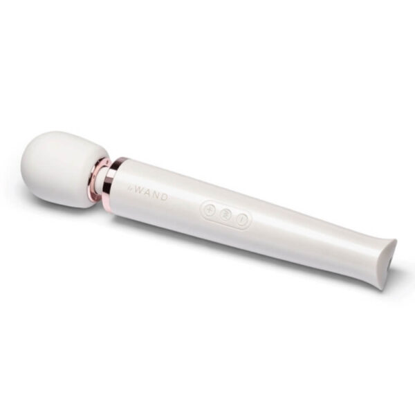 Le Wand Rechargeable Vibrating Wand Massager - Pearl White