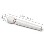 Le Wand Rechargeable Vibrating Wand Massager - Pearl White