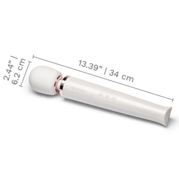 Le Wand Rechargeable Vibrating Wand Massager - Pearl White