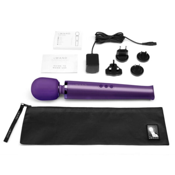 Le Wand Rechargeable Vibrating Wand Massager - Purple