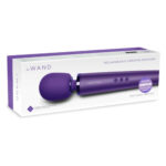 Le Wand Rechargeable Vibrating Wand Massager - Purple