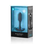 b-Vibe Snug Plug 1 Small Weighted Butt Plug - Black
