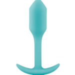 b-Vibe Snug Plug 1 Small Weighted Butt Plug - Mint Green