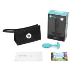b-Vibe Snug Plug 1 Small Weighted Butt Plug - Mint Green