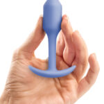b-Vibe Snug Plug 1 Small Weighted Butt Plug - Violet