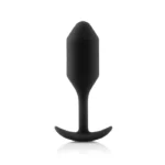 b-Vibe Snug Plug 2 Medium Weighted Butt Plug - Black